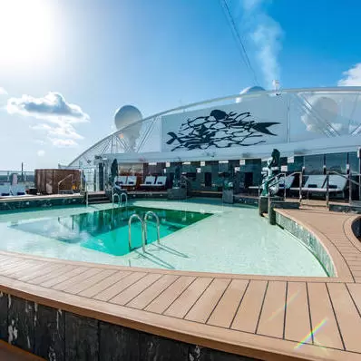 pool side MSC Cruises