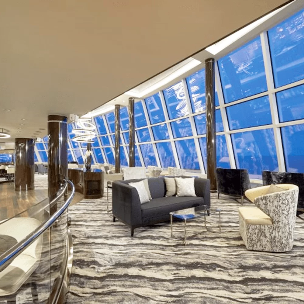 Norwegian Cruise Lounge area